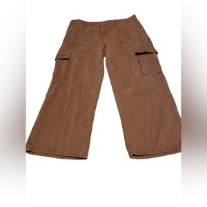 BROADWAY Brown Cargo Pants size 16
BID D